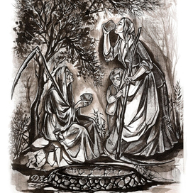 Глоток воды с...