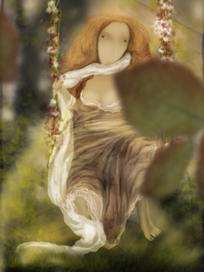 смотреть украдкой на красивое создание, тихо тихо, не вспугните её.