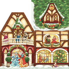 Новогодний дом