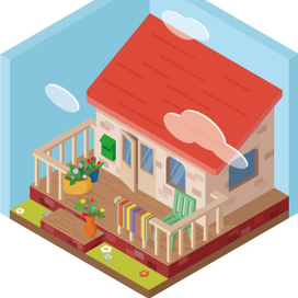 Дом с верандой