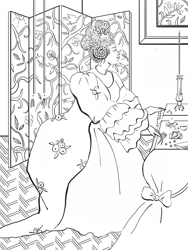 довольная собой