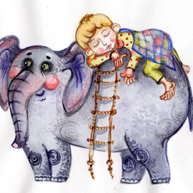 Сонный слон