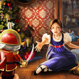 Иллюстрация к сказке Гофмана Э.Т.А. "Щелкунчик"