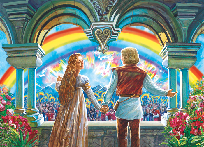 На балконе.