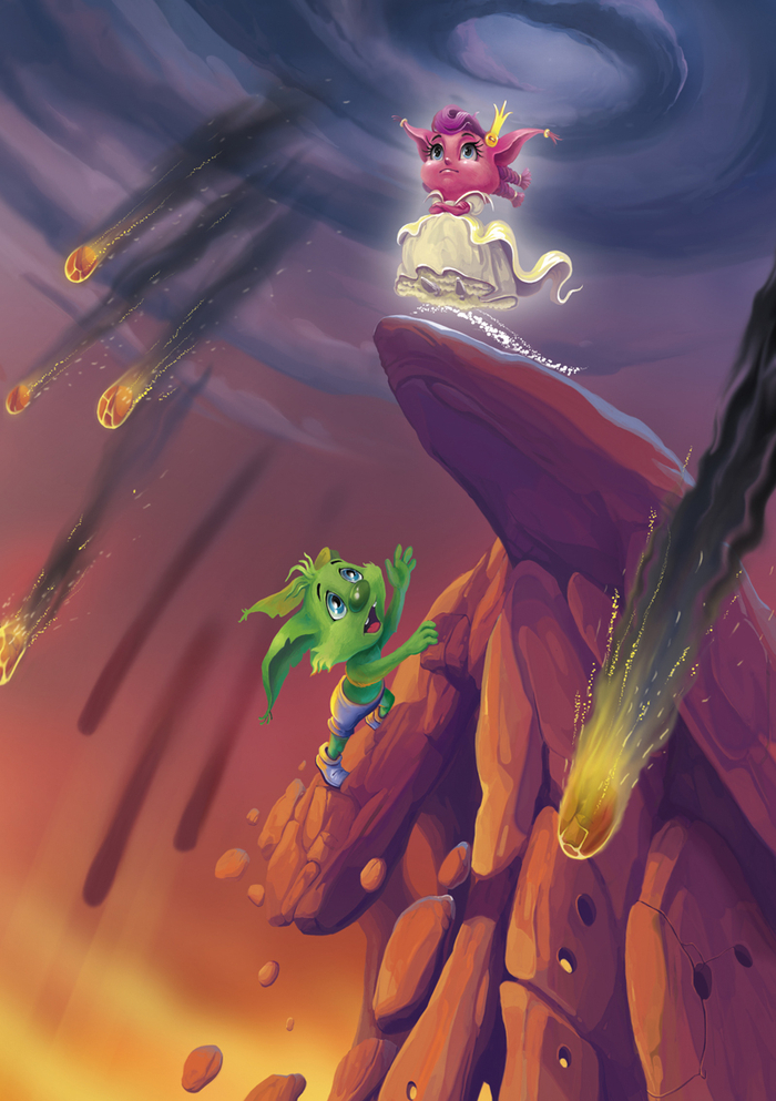 Иллюстрация к книге Е. Матюшкиной "Снумрики. Другая сторона пуговицы"