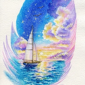 ‘’ Море. Ночь ‘’.