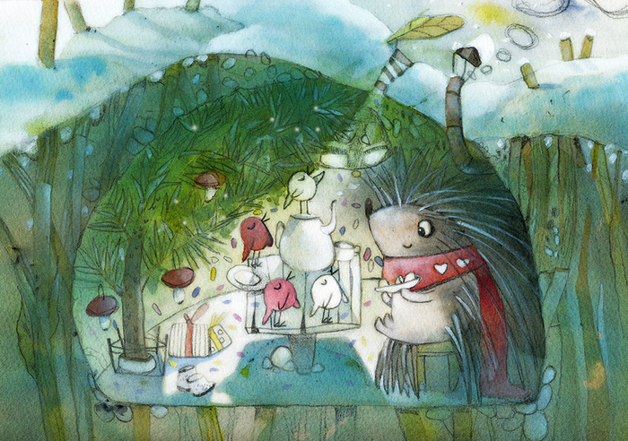 Может чайку?