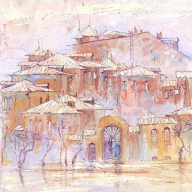 Городская фантазия. Туман.