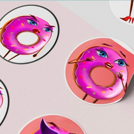 Стикеры с Бренд персонажем