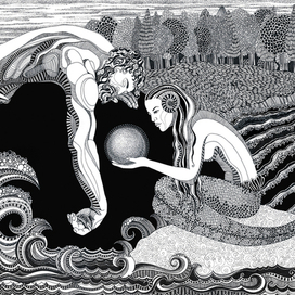 Иллюстрация к сказке "Речной мёд"