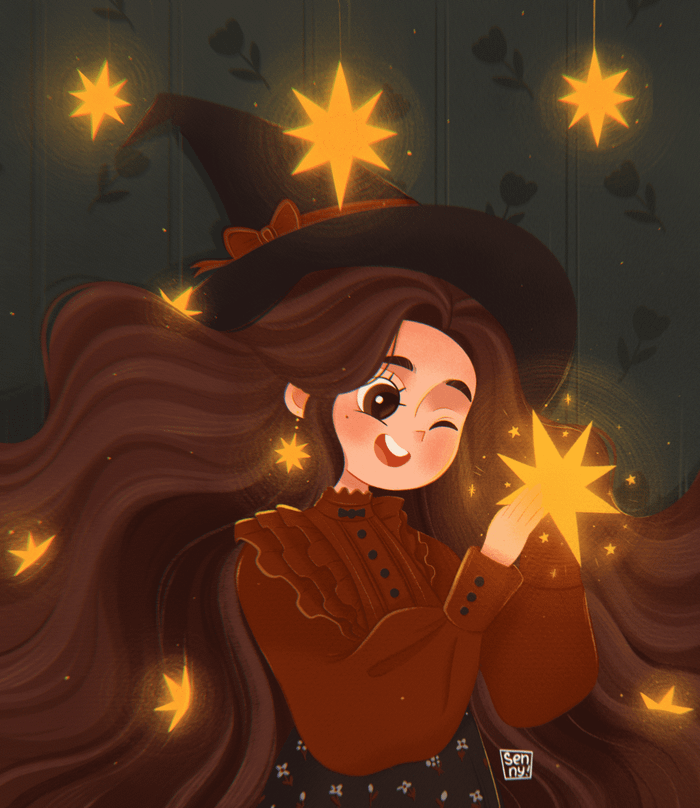 Ведьмочка и звезды
