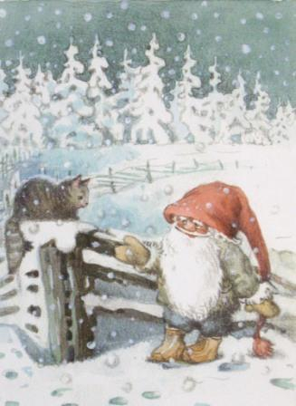 Снегопад Изд ПАЛЕТТИ(Финл.)открытка
