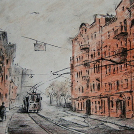 Старый трамвай