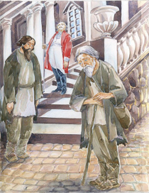 одна из иллюстраций к произведениям Н.А.Некрасова