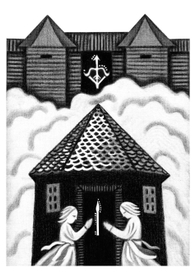 иллюстрация к книге В. Яговдика «Синий колодец». 2012