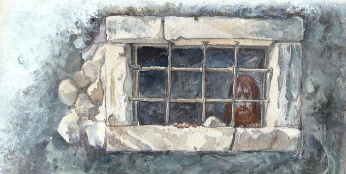 Иллюстрация к роману М. Твена "Янки при дворе короля Артура"