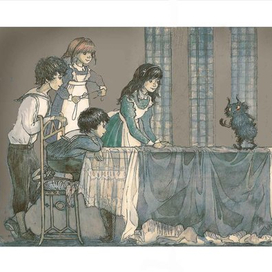 Иллюстрация к книге Эдит Несбит "История Амулета"