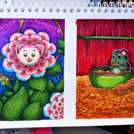 Нэкомелия и сытый хомяк