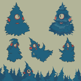 Голубая ель 