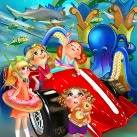 Иллюстрация для календаря ТЦ.