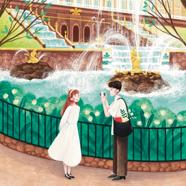 Петергоф. Фонтан Самсон