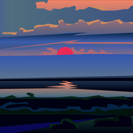 Векторный пейзаж