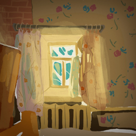 Золотистое окошко