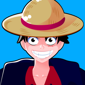 Иллюстрация для мобильного телефона - "Луффи"