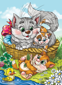 Котенок-чистюля