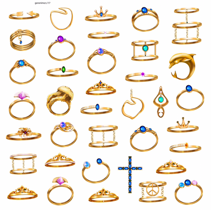 Кольца кулоны