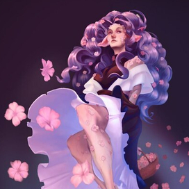 Цветочная девушка