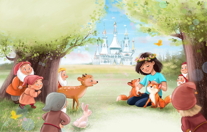 Тара в лесу