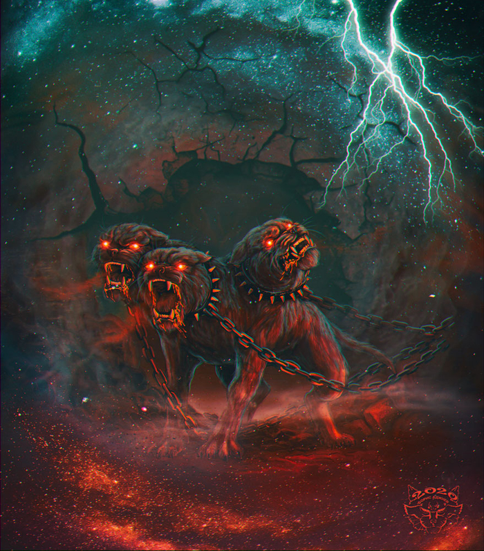 Из старых работ..- ЦЕРБЕР СТРАЖ...