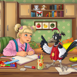 Иллюстрация к книге "Бюро находок"