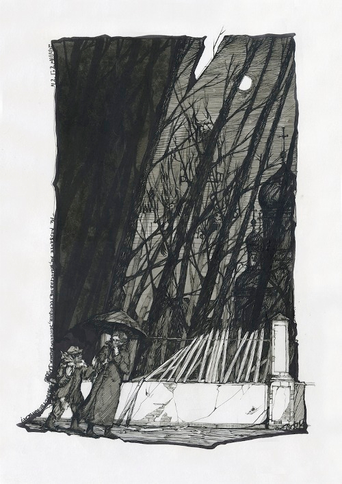 "Не позволите ли, милостивый государь, зонтиком Вашим заодно позаимствоваться?"