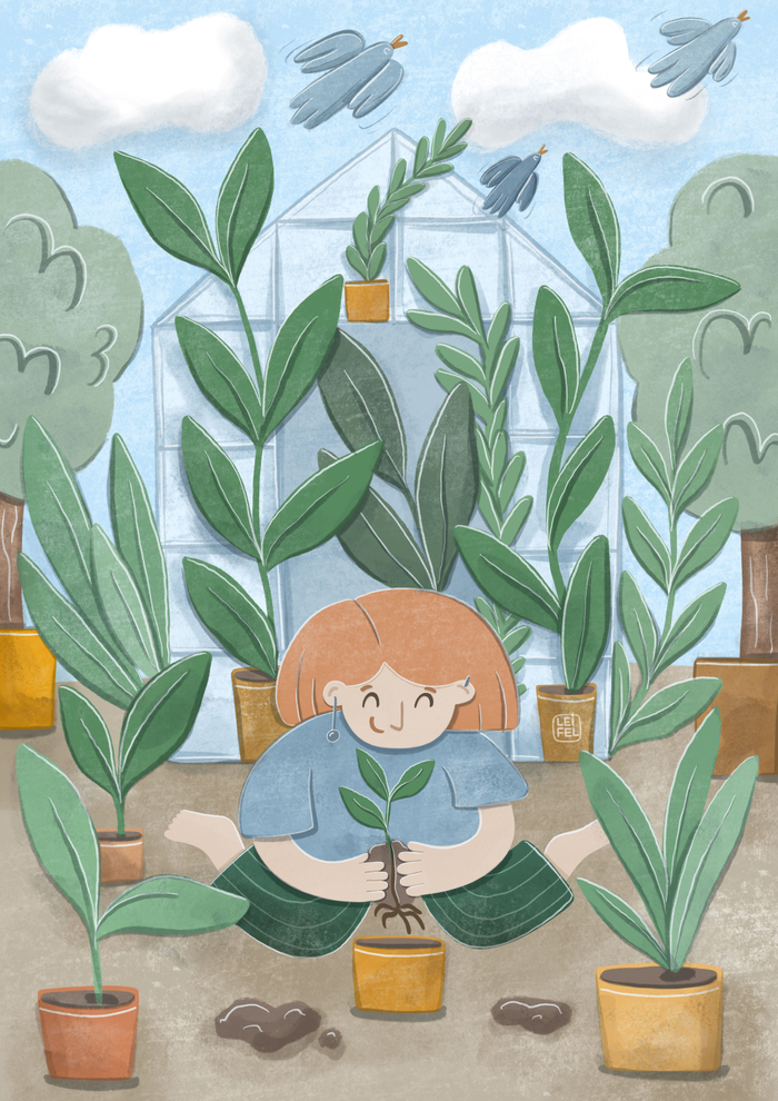 Весенняя открытка