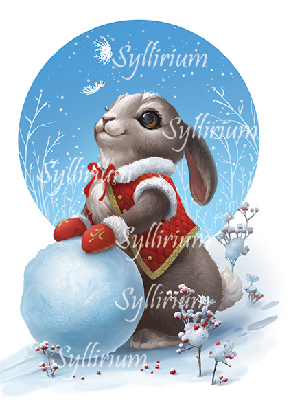 Новогодний кролик 4