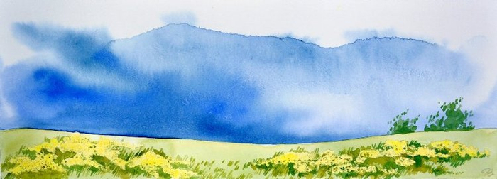 Гроза вдали.