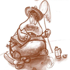 Находите врямя для отдыха...))  hippopotamus#rests