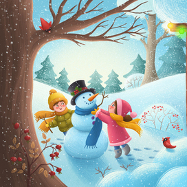 Иллюстрация для книги "Рождество"