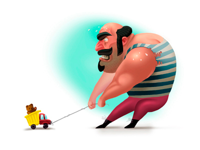 силач поза 2