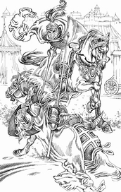 Иллюстрации к  Айвенго