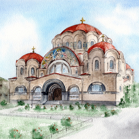 Казанский храм Новодевичьего монастыря в Петербурге