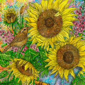 Букет подсолнухов "Радость жизни"