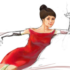 дама курящая