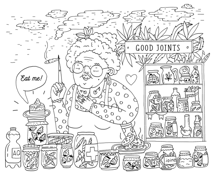 Заботливая бабуля