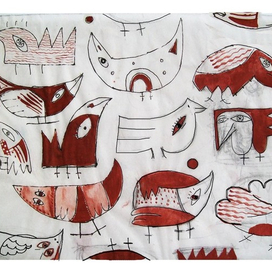 Разработка орнамента для обратной стороны обложки этнической Африканской музыки