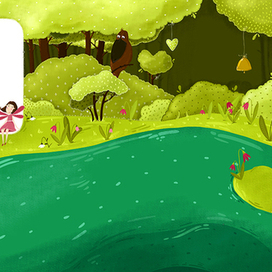 Лес где живут феи