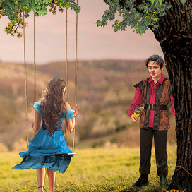 Старый рисунок к книге..