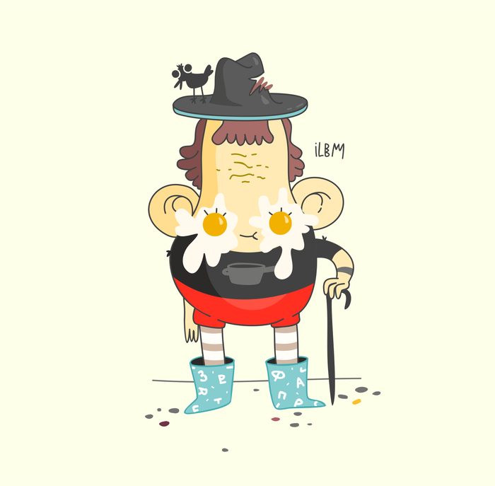 Мистер-Яичные-желтки-вместо-глаз. 